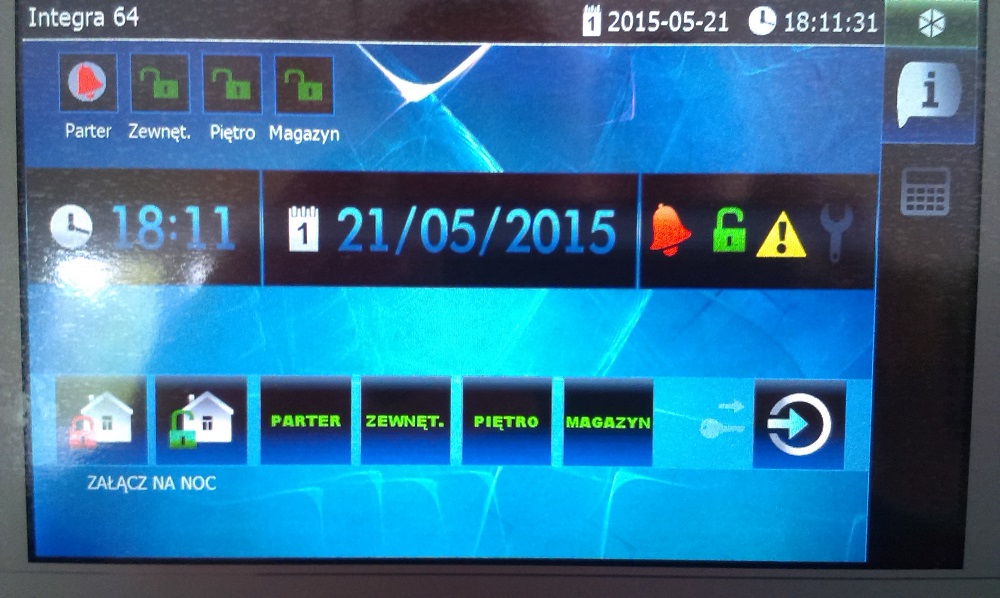 Klawiatura dotykowa Satel